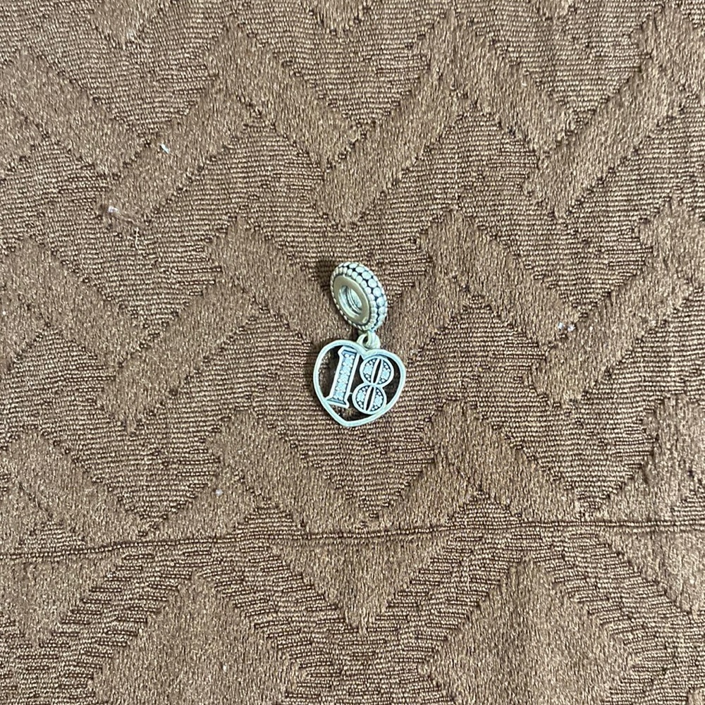 18th birthday dangle charm